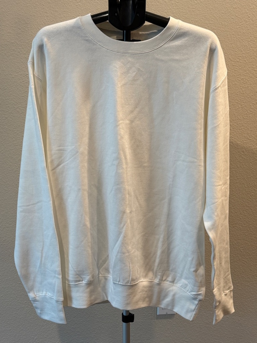 Men's Crewneck Sweatshirt in Off-White